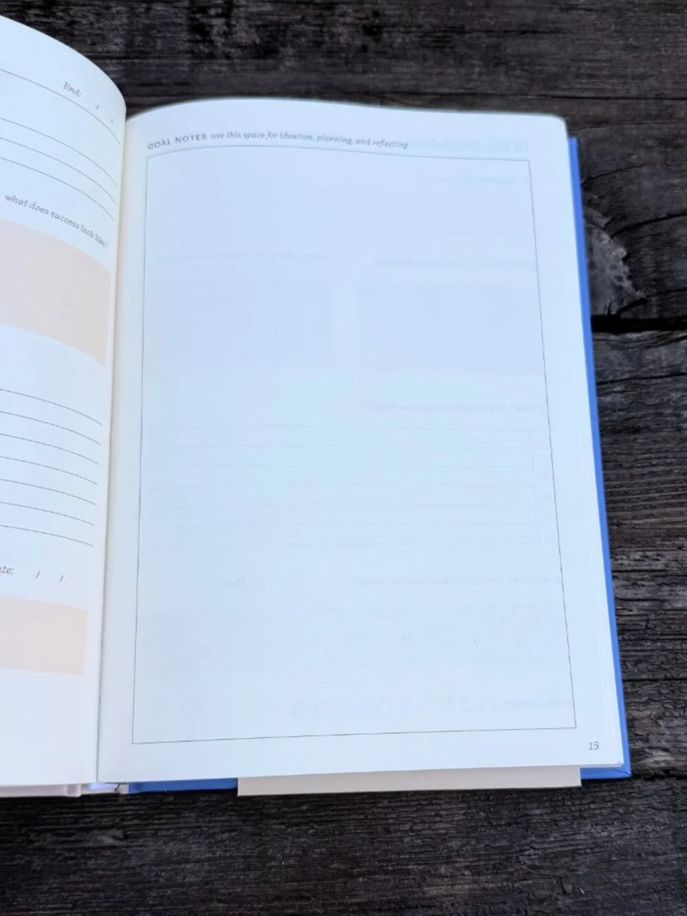NEW Blue & Cream Papier “Start Fresh Everyday” 16 Week Productivity Planner